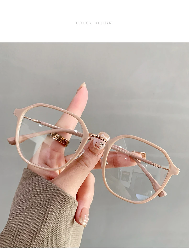 Anti-Blau, lichtempfindliche, farbwechselnde Myopie-Brille, schlanke, wechselnde Brille, Brillengestell für Studentin 6021 – Detail 15