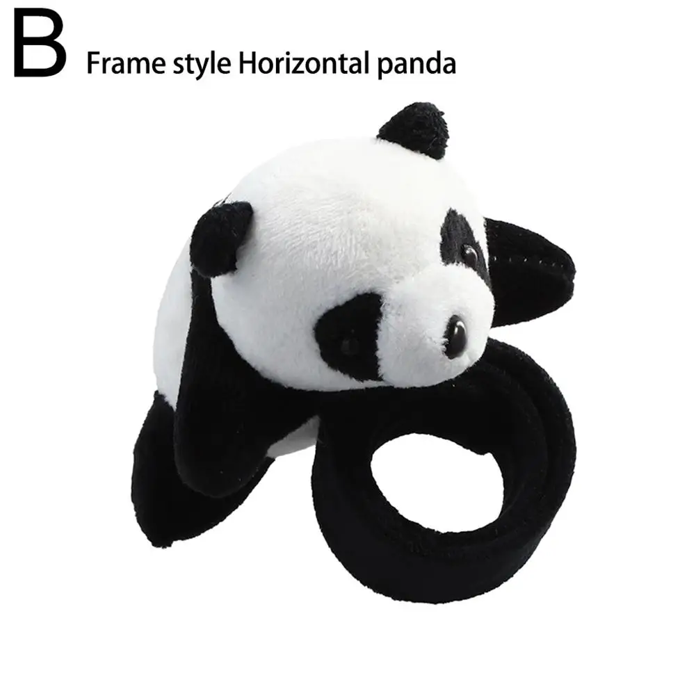 Motorbike Handlebar Car Cute Decoration Bike Riding Equipment Ornament Cute Stuffed Plush Panda Dinosaur Pendant bike accessory