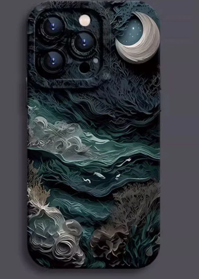 15 Custodia per telefono Promax nuova tutto compreso anti caduta iPhone 14 personalità creativa 13 acquerello artistico_voghion.com