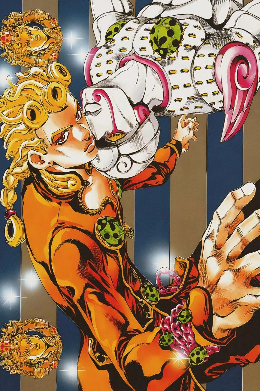 Vivid Japanese Anime Canvas Art - JoJo's Bizarre Adventure Poster
