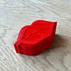 Lip Shaped Box Lip Balm Containers Jewelry Case Decorative Lipstick Storage Box Desktop Hairpin Storage Organizer For Birthday 4