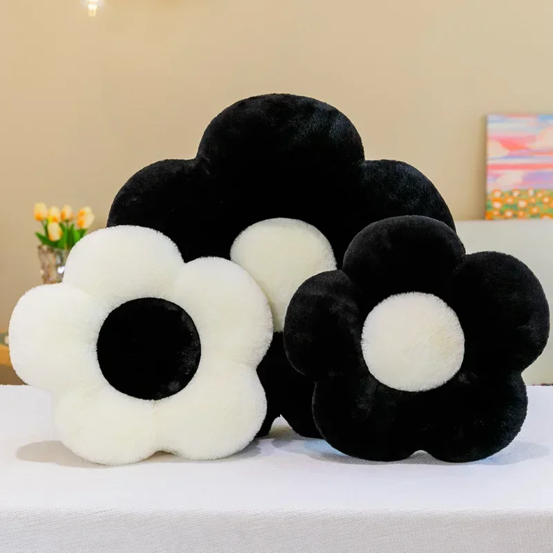 Office Sofa Chair Student Cushion Petal Futon Sun Flower Throw Pillow Cushion Home Bedroom Flower Soft and Comfortable