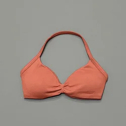 High - Support Backless Strappy Sports Bra - Women's Activewear for Yoga, Running, and Workouts (Purple Copper)