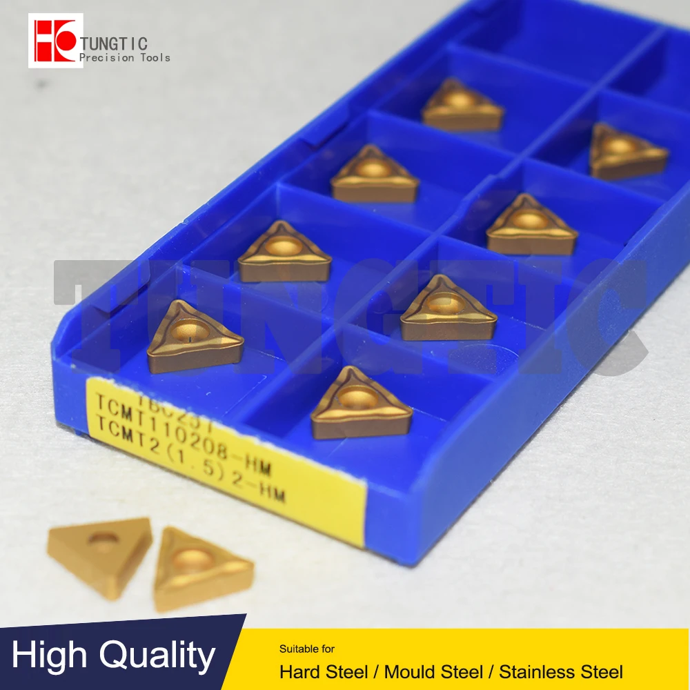 

TCMT110208-HM YBC251 Milling Cutter CNC Insert Lathe Cutting Tool Lathe Machining Metal Turning Tools TCMT110208 TCMT 110208