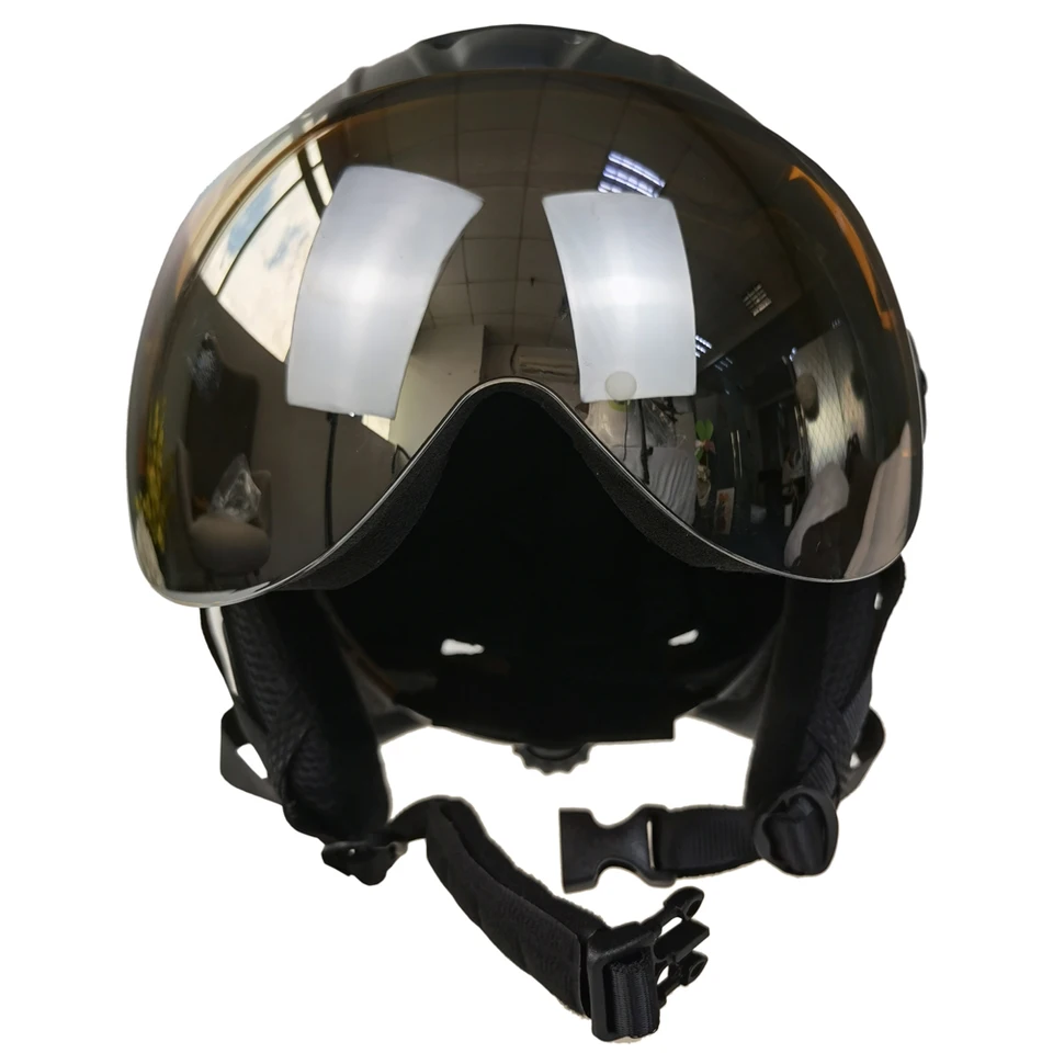ゴーグル付きムーンスキーヘルメット,成形されたピース,高品質のスキー