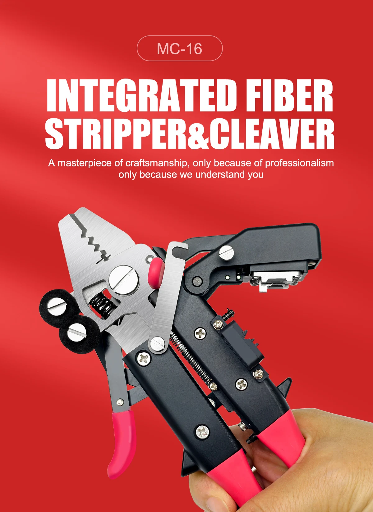 High Quality New Signal Fire MC-16 Multi-Functional Optical Fiber Stripper FTTH