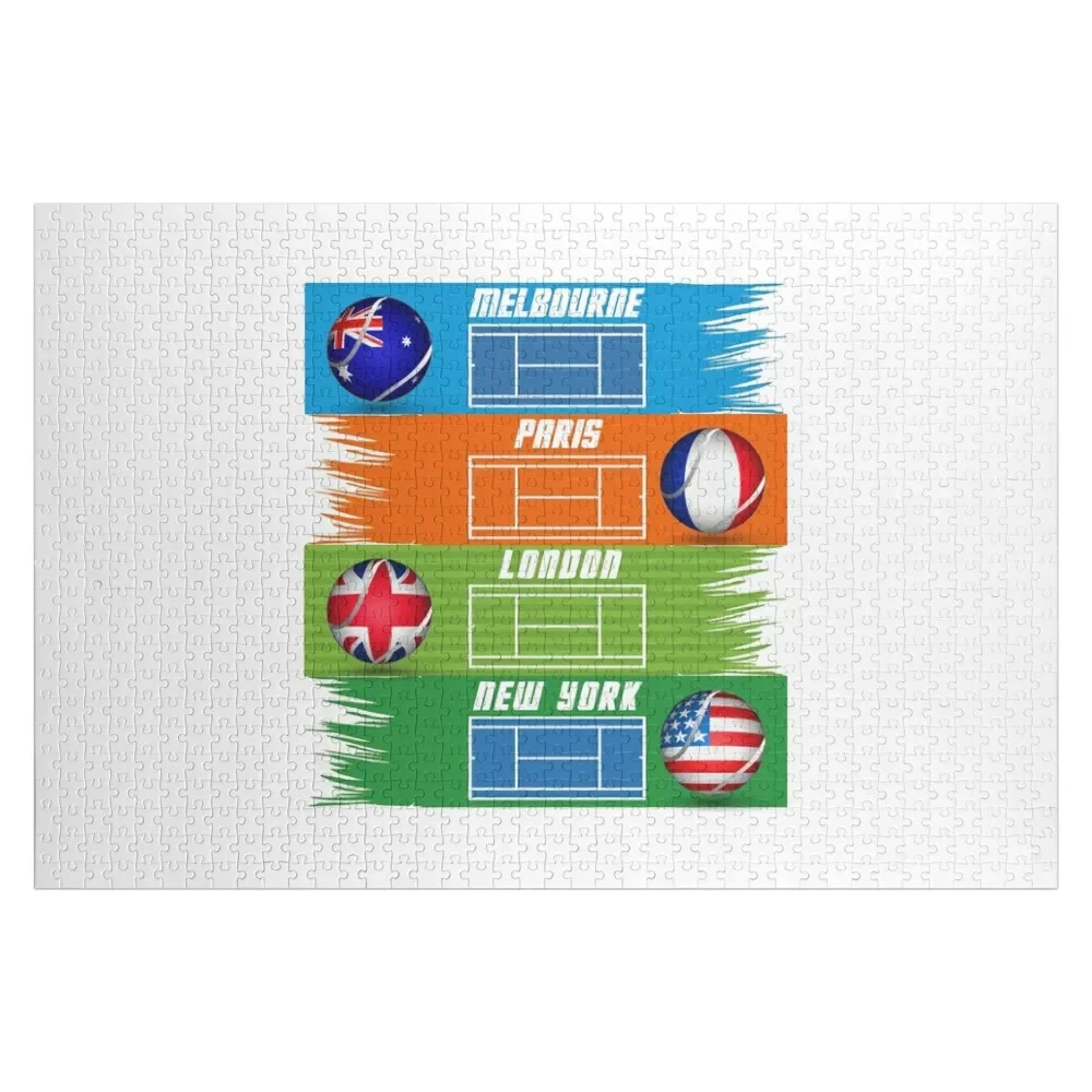 

Tennis Grand Slam all around the world Jigsaw Puzzle Adult Wooden Puzze Personalized Photo Gift Jigsaw Custom Puzzle