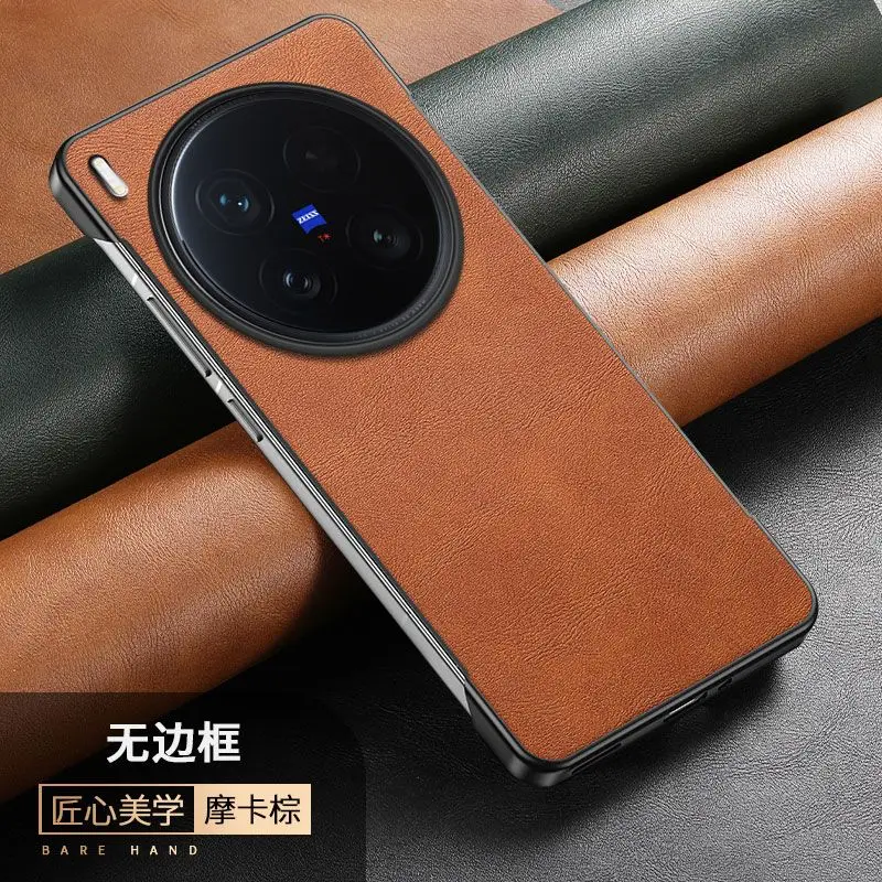 Luxury PU Leather Skin Protective Back Cover - Premium Phone Shell
