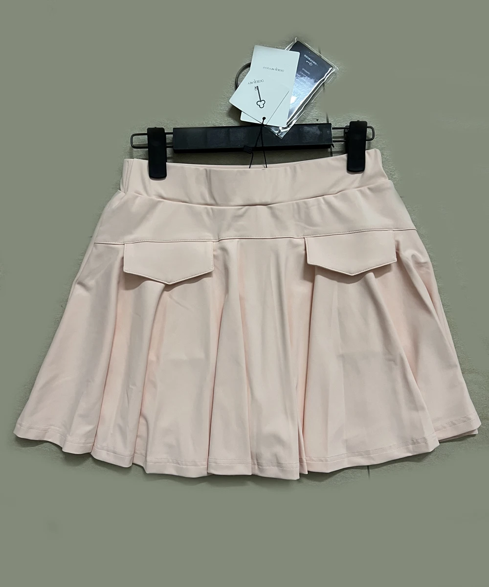 New golf women wear spring stretch waist pleats skirt breathable high quality short skort ladies tennis clothing