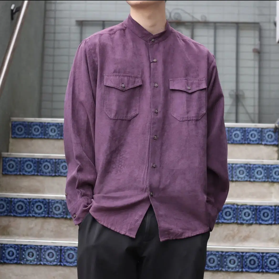 

Meimei's Homemade Purple Men's Shirt