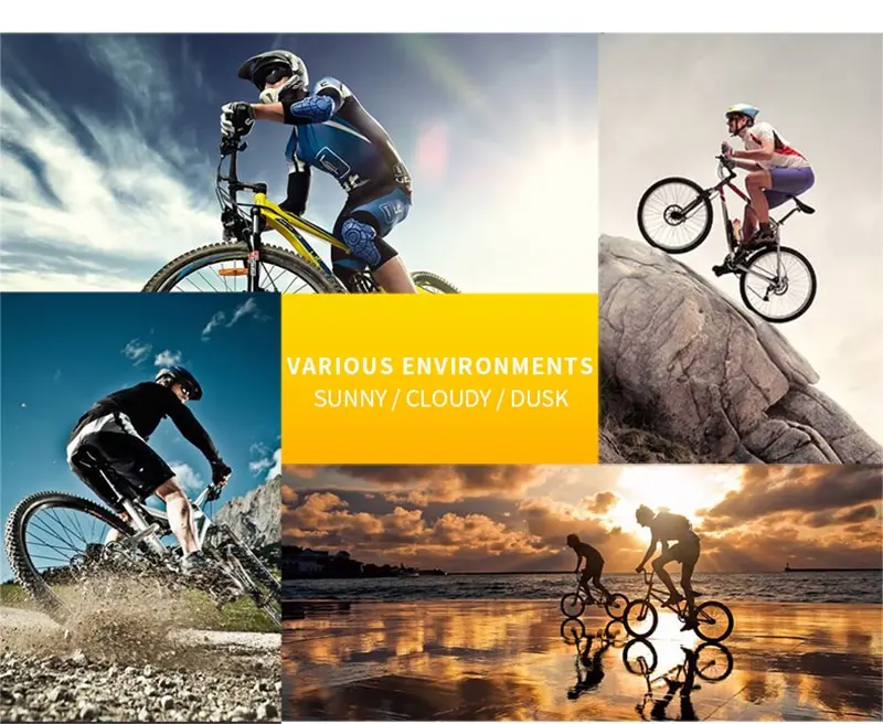 Meekleurende sportbril Heren Vrouw Gepolariseerde fietsbril Mountain MTB Fietsen UV400 zonnebril Fietsbril_voghion.com