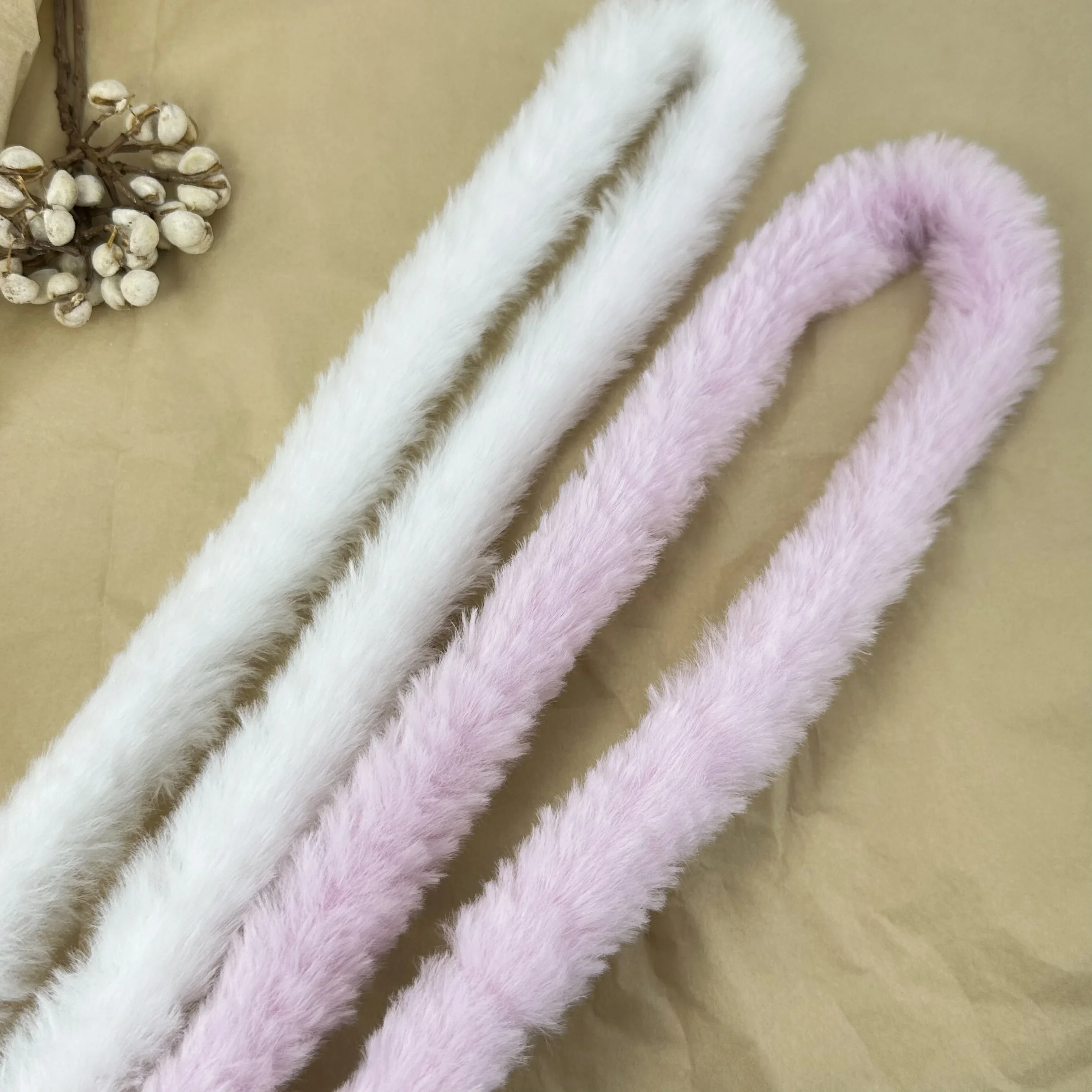 20mm Rabbit Plush Iron Wire Strip Stick Colorful Wool Twist Wire Sticks DIY Miniature Animal Pet Toys Handmade accessories craft toys doll handmade accessories