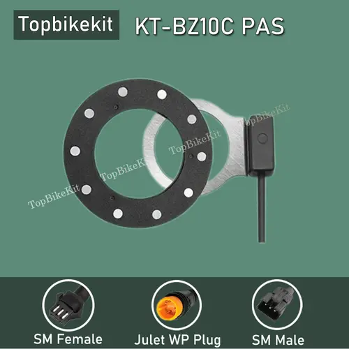 Ebike KT BZ-10C PAS/ KT-V12L PAS/ KT-D12L/R 5PAS 8PAS Pedal Assistant Sensor with 3pins Julet WP or SM-3A Plug Ebike Motor Parts - Image 4
