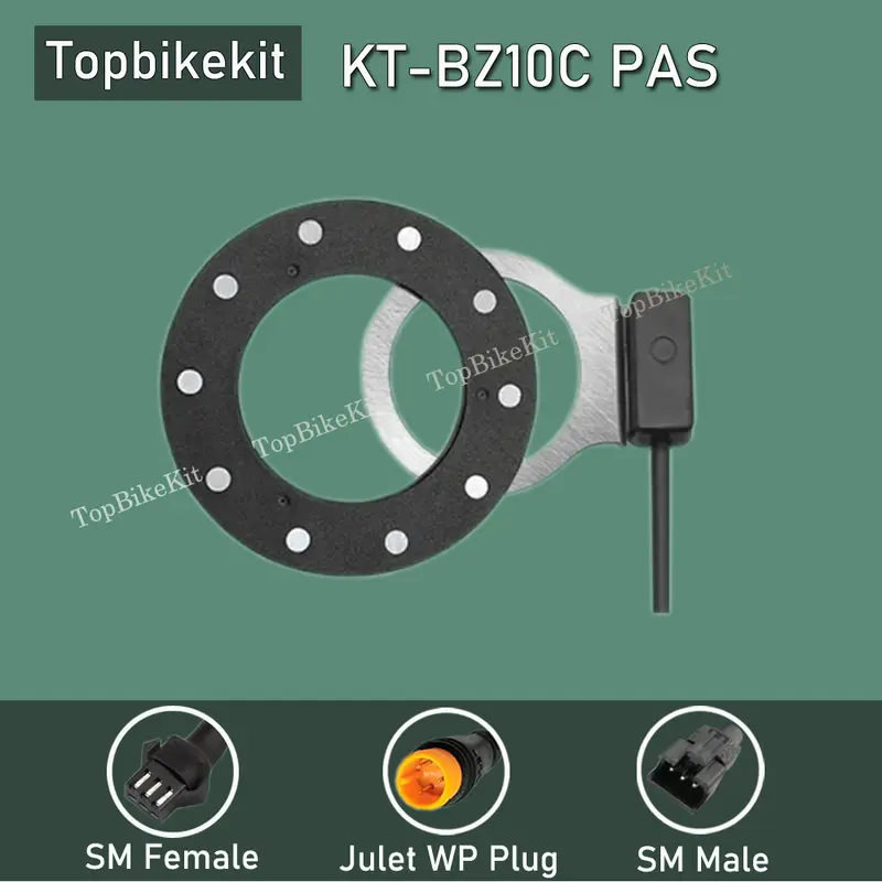 Ebike KT BZ-10C PAS/ KT-V12L PAS/ KT-D12L/R 5PAS 8PAS Pedal Assistant Sensor with 3pins Julet WP or SM-3A Plug Ebike Motor Parts - Image 4