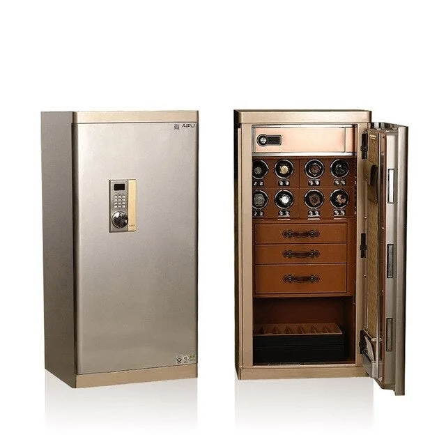 Sbee2d3b005d44f2fa5884f13df7bf0ed8 Silver watch winder safe watch winder safe jewelry safe with silent watch watch winder safe box