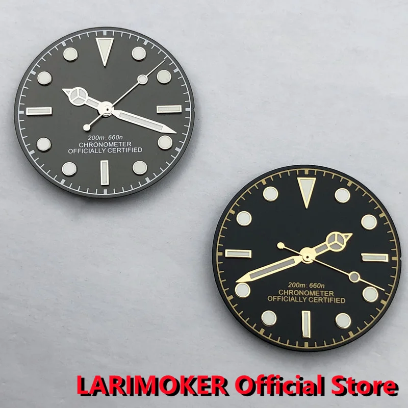 

LARIMOKER 29mm Black Gray NH35 Luminous Watch Dial and Watch Hand fit ETA2824 2836 Miyota 8215 8205 DG 2813 3804 PT5000 Movement