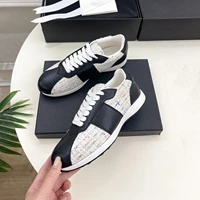 New Shoes Women Genuine Leather Sneakers Mixed Colors Sports Leisure Flats Round Toe Lace Up Designer Shoes Zapatillas De Mujer 1