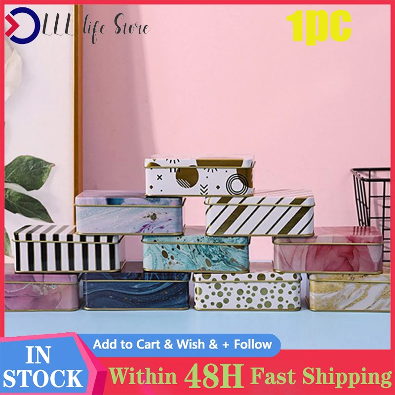 

Colorful mini tin box sealed jar packing boxes Moisture-proof Portable Candy Box Small Storage Container Candy Pill Cases home