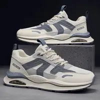 Men Sneakers Outdoor Casual Lace-up Shoes Men 2024 Fashion Breathable Non-Slip Platform Running Sport Comfortable Dad Shoes Male 1