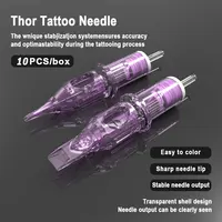 10pcs Tattoo Cartridge Needles Disposable Needles Rl Rs Rm M1 Series For Tattoo Machine For Eyebrow Eyeliner Permanent Makeup 1