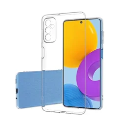 Luxurious Clear Soft Silicone Thin Phone Case - Premium Protection and Elegance for M62 (Clear)