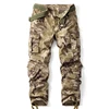 Men Combat Pants With Knee Pads Tactical Cargo Sport Trousers Camouflage Multicam Trekking Hunting Clothes（Not belt） 1