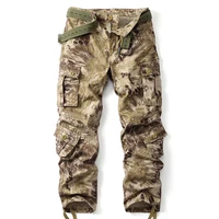 Men Combat Pants With Knee Pads Tactical Cargo Sport Trousers Camouflage Multicam Trekking Hunting Clothes（Not belt） 1