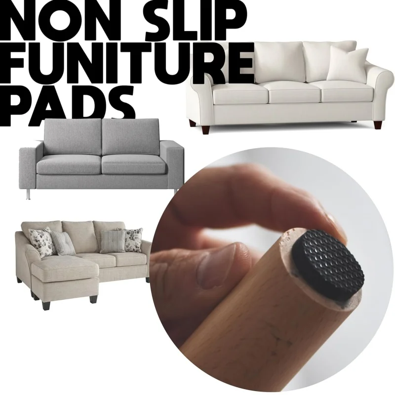 Premium Anti-Slip Furniture Leg Pads - Self-Adhesive Floor Protectors
