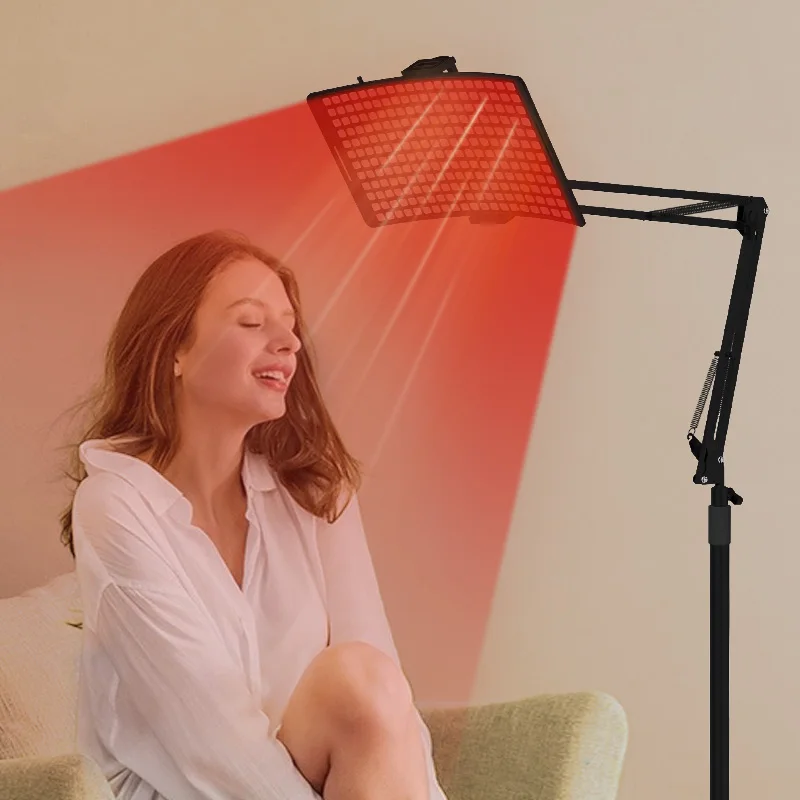 660nm+850nm Red Light Therapy Panel with Stand For Personal Health Care Near Infrared Light Body Pain Relief Skin Beauty Machine