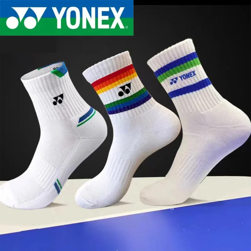 Badminton Socks YONEX Badminton Socks Thickened Towel Bottom Sports Socks Absorb Sweat And Deodorize Fitness Running