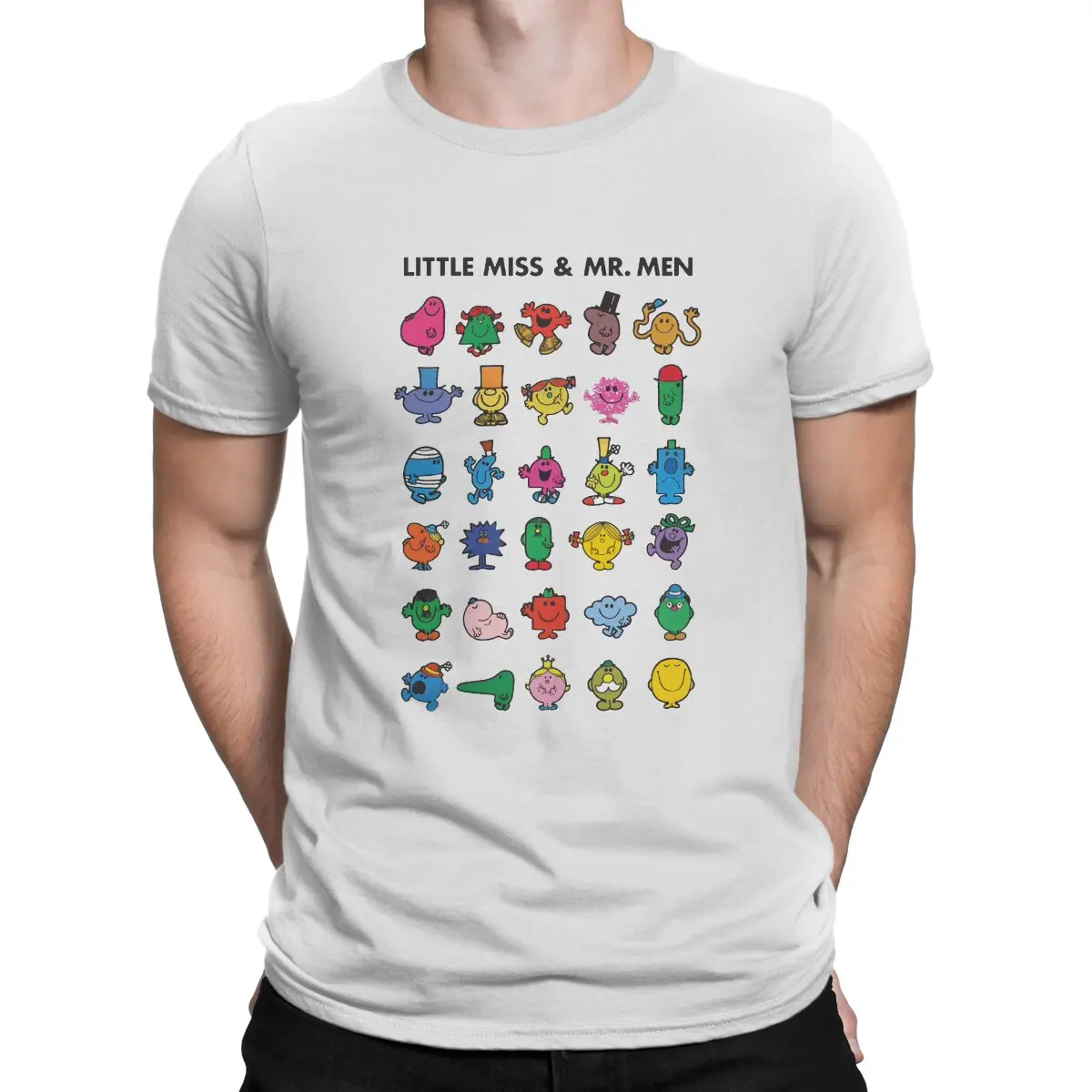 

Футболка с надписью «Mr. Men Little Miss»