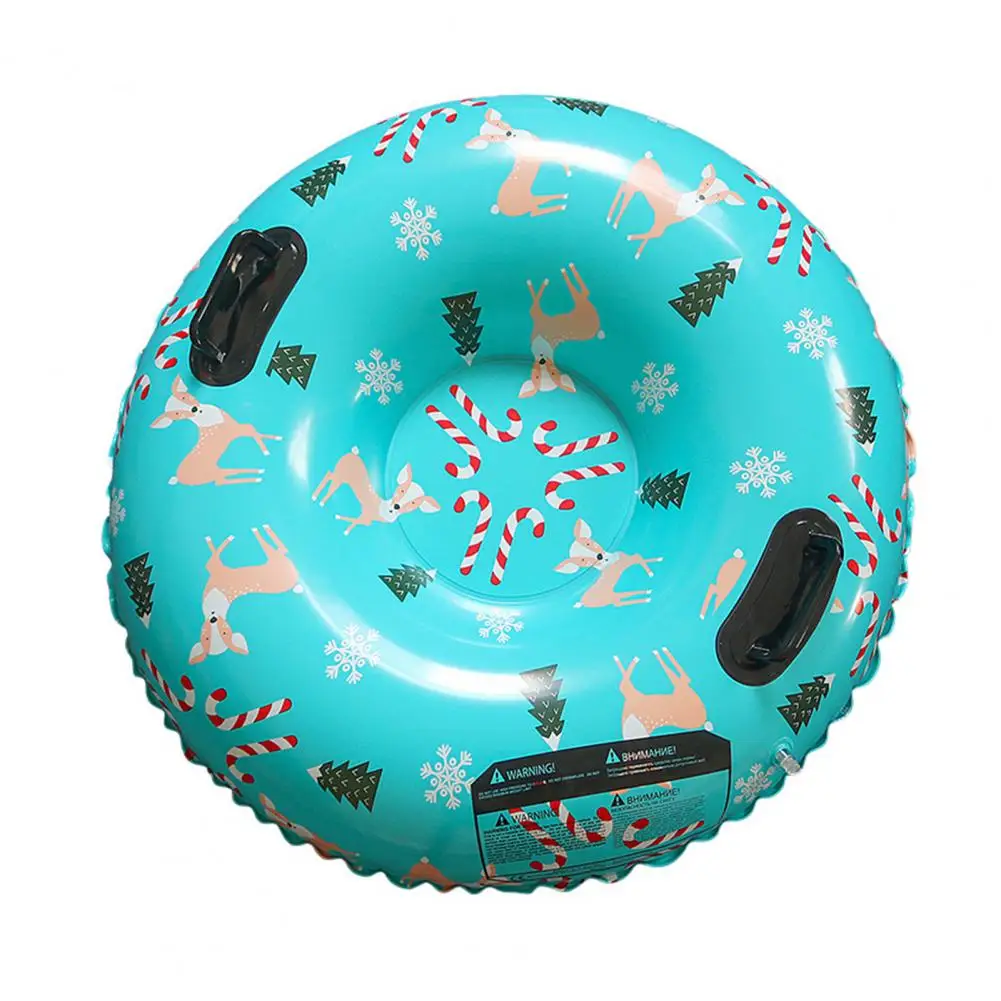 Leakproof Sledding Snow Tube Durable Insulated Snow Tube for Sledding Ski Circle's Thickened Base Ensures Shockproof Leakproof