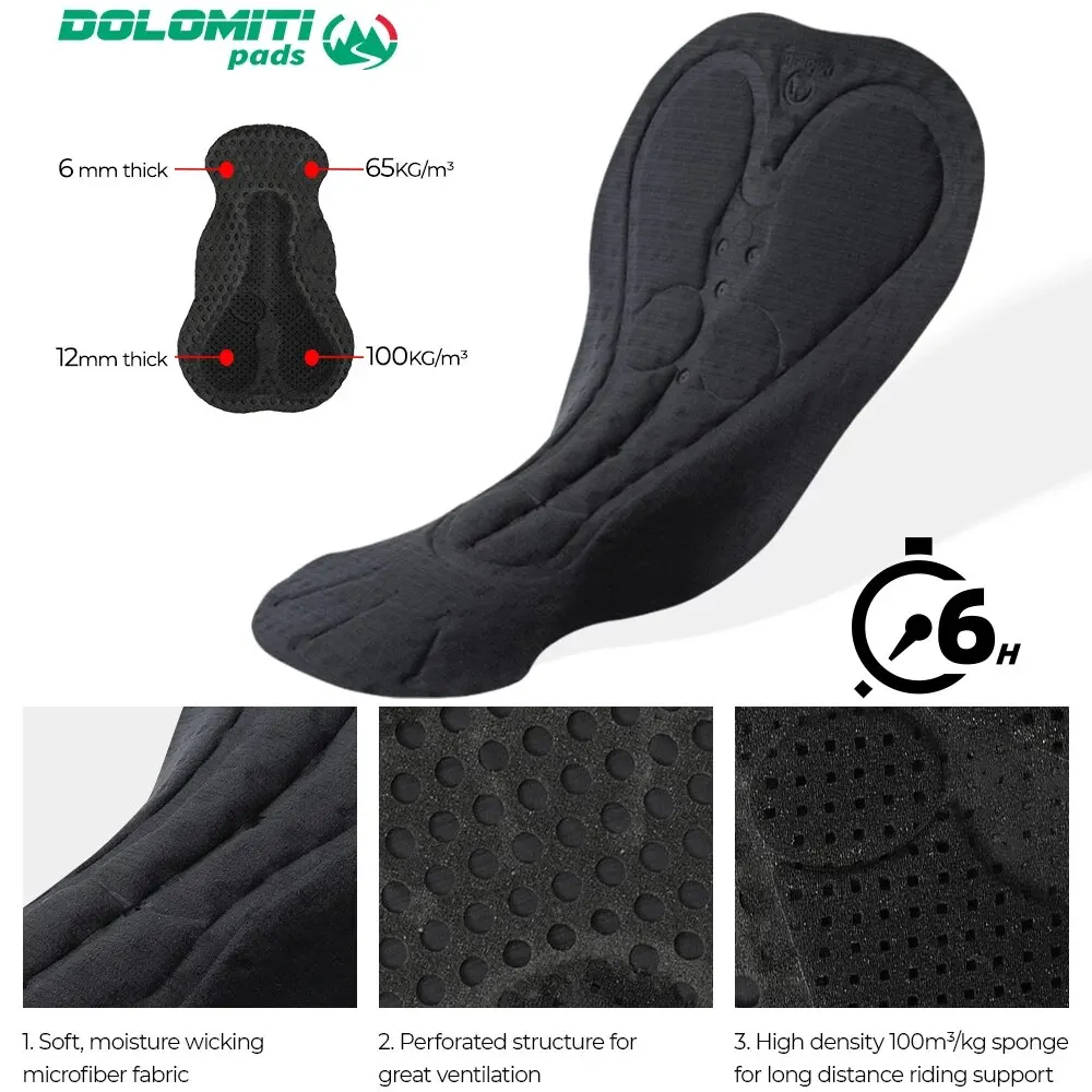 RION Cycling Bib Pants Men Thermal Fleece Padded Bicycle Tights MTB Mountain Bike Trousers Pockets Windproof DOLOMITI 6H cycling pants cycling bib pants