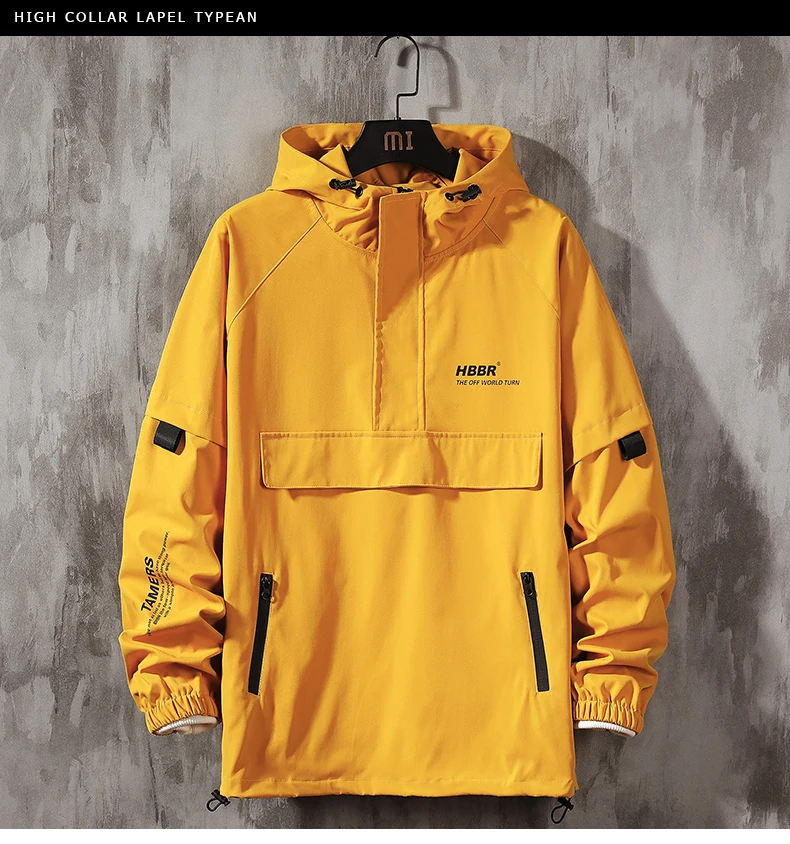 New Spring Autumn Men's Jacket Fashion Casual Streetwear