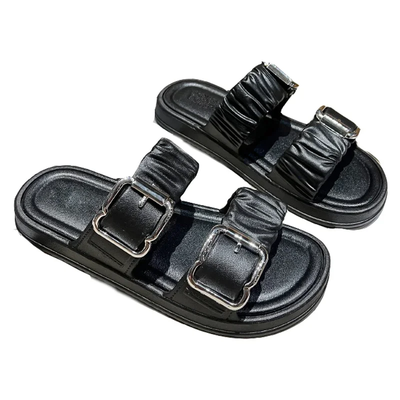 2024 Shoes Women Sandals Fashion Flip Flops Summer Style Flats Solid Slippers Sandal Flat Free Shipping #24050102