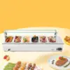 6 Pan x 1/3 GN Food Grade Stainelss Steel Commercial Food Steam Table 6-Inch Deep 1200W Electric Countertop Food Warmer 19 Quart 4