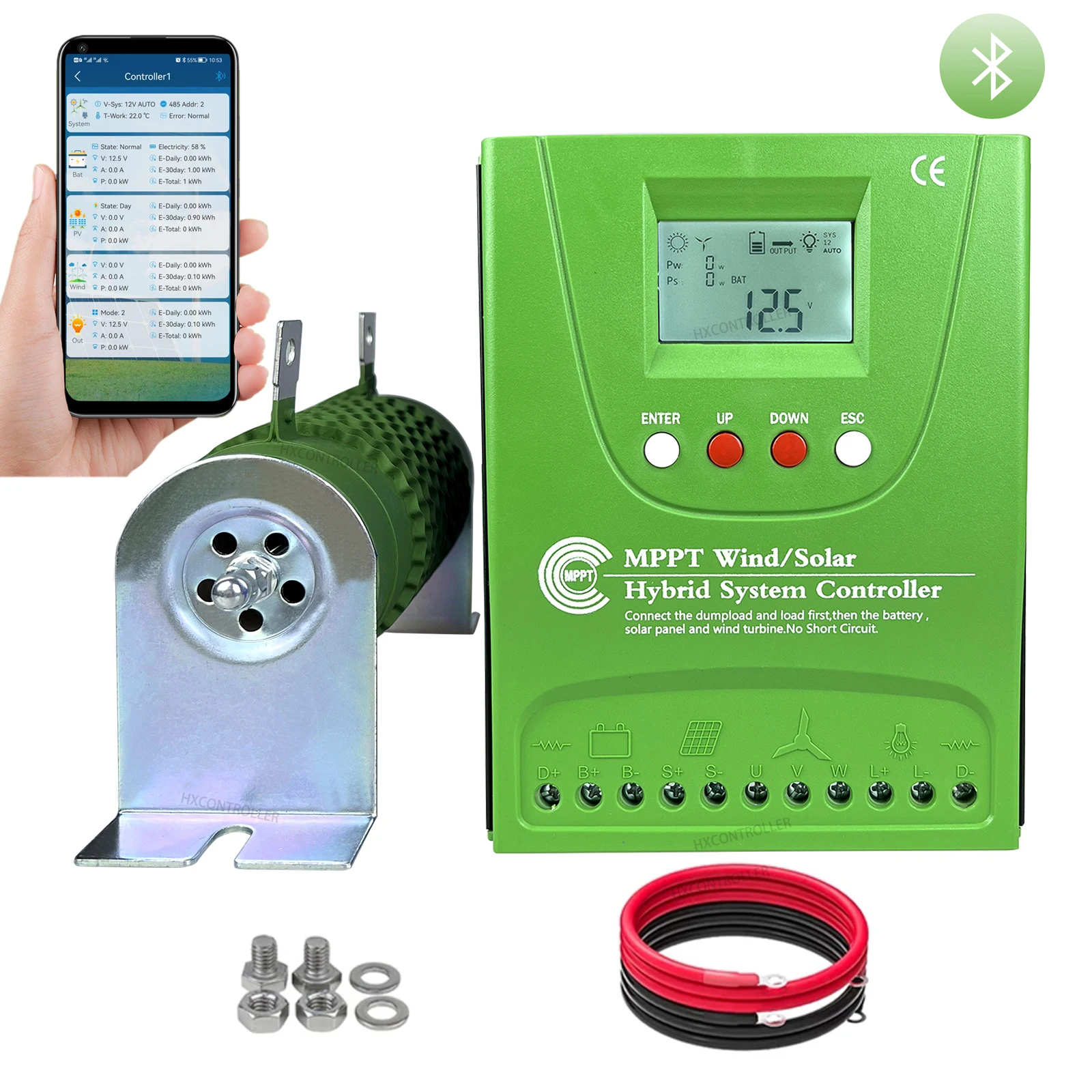 MPPT ソーラーコントローラー 30A 厚かっ ソーラー充放電 