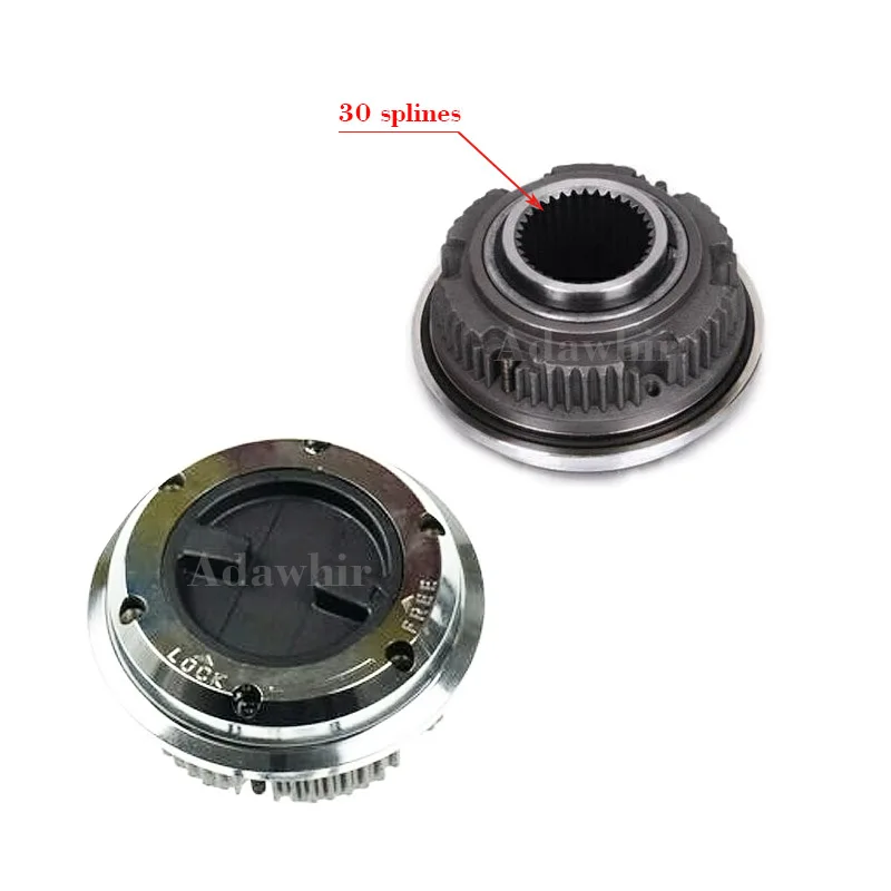 Manual Wheeling Locking Hubs for FORD F250 , F4000 F350 450 CHRYSLER W 250 & W 350 Chevy 1 Ton Pick (K-30) AVM439