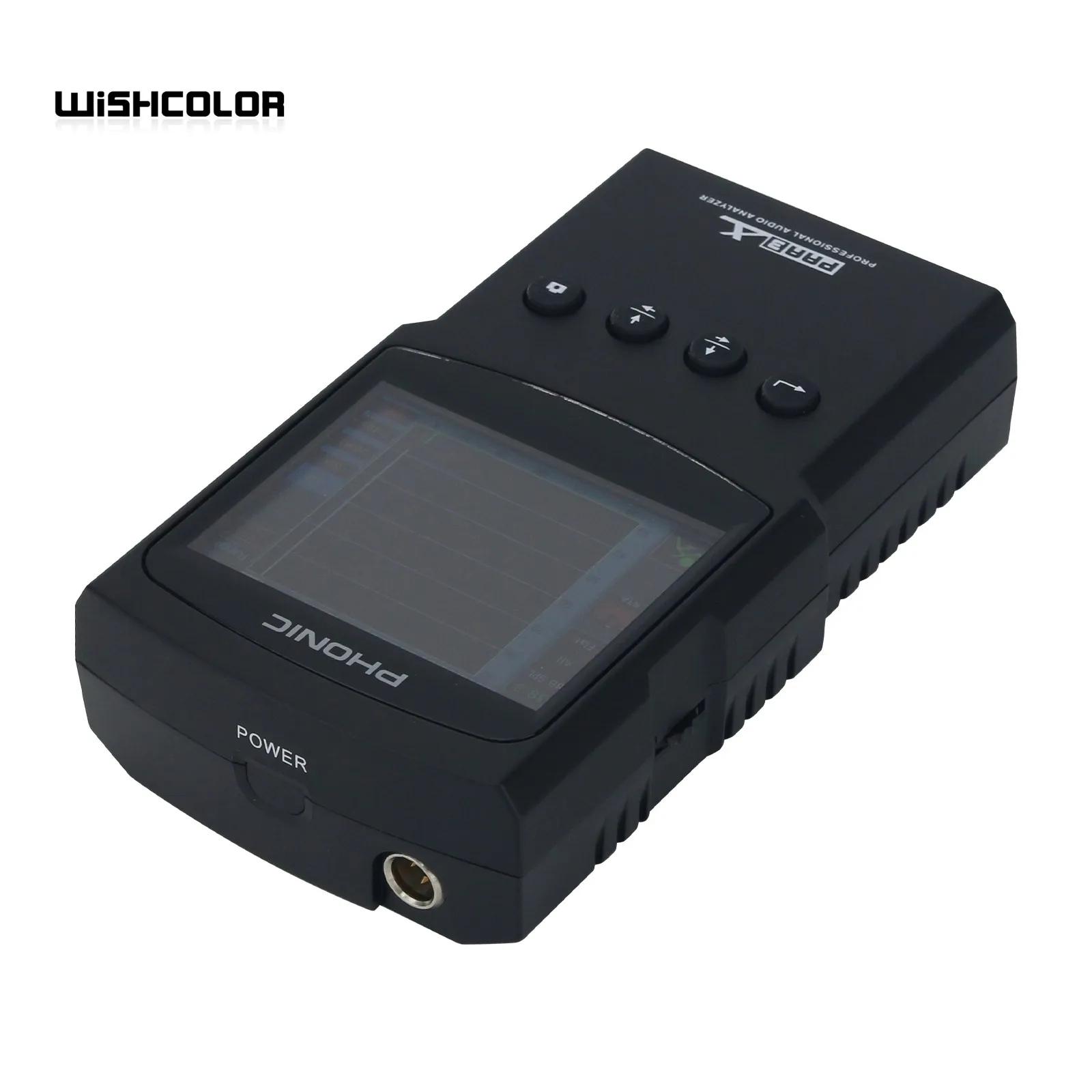 Hamgeek PHONIC PAA3X 고정밀 휴대용 오디오 스펙트럼 분석기, 스크린샷 지원, 밸런스드 XLR 입출력