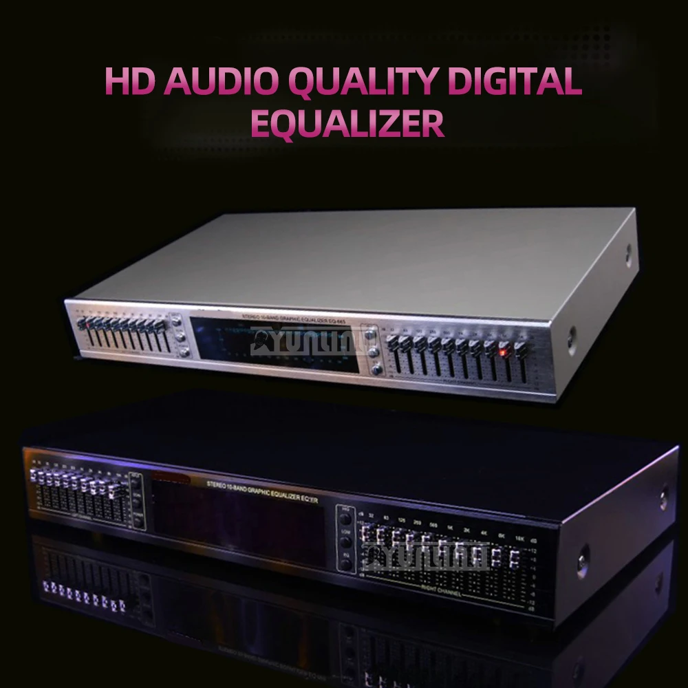 Qualidade-De-Som-HD-Equalizador-Digital-EQ-Tone-Mixer-Ampliador-Frontal ...