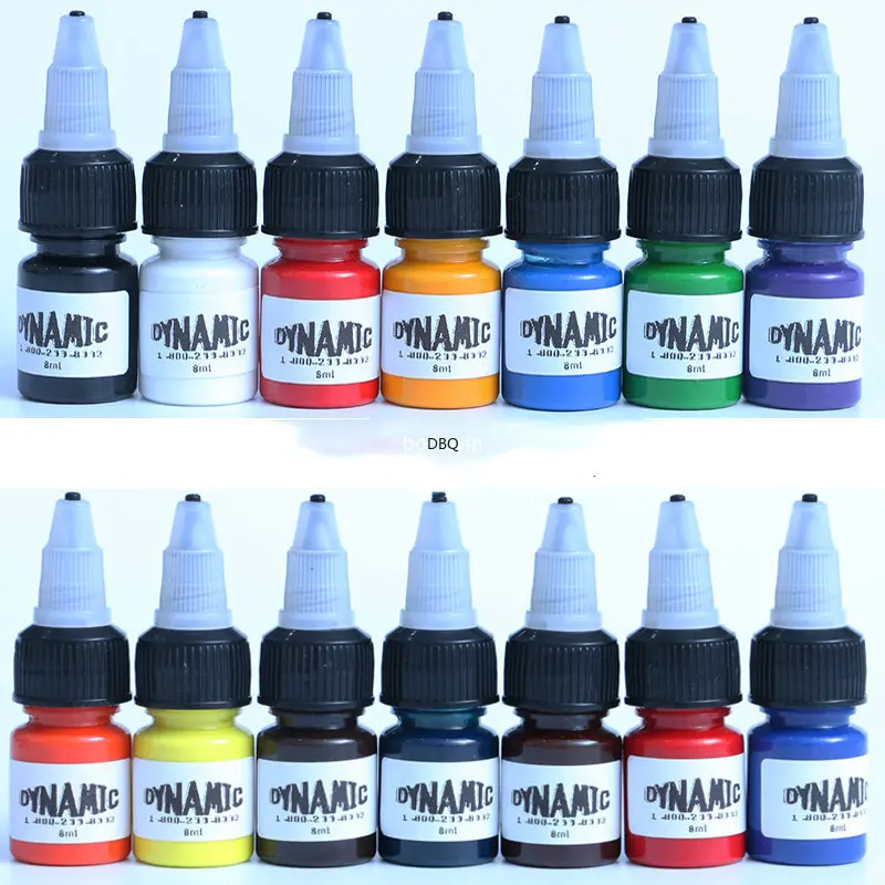 

10pcs mini ink set 8ml/Bottle Body Art Natural Plant Micropigmentation Pigment Permanent Tattoo Ink tattoo supplies practiceink