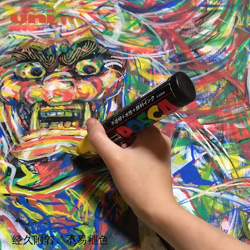 Uni Posca Paint Markers Acrylic PC-1M/3M/5M/8K/17K Colors Graffitti Drawing Advertising poster Stationery Art Supplies acrylic paint markers paint marker pen paint marker pens permanent markers permanent marker pen permanent marker white marker pens pen marker color marker pens markers pen marker pens marker pen art marker pens art markers sketching markers blender markers manga markers manga marker pen felt tip markers felt markers metallic markers pens