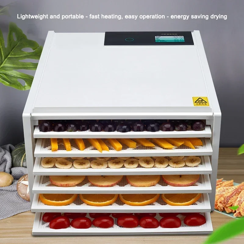 6 Layer Dehydrator 25L Dried fruit machine food air dryer small fruit dried meat dry food dryer home pet snacks 3