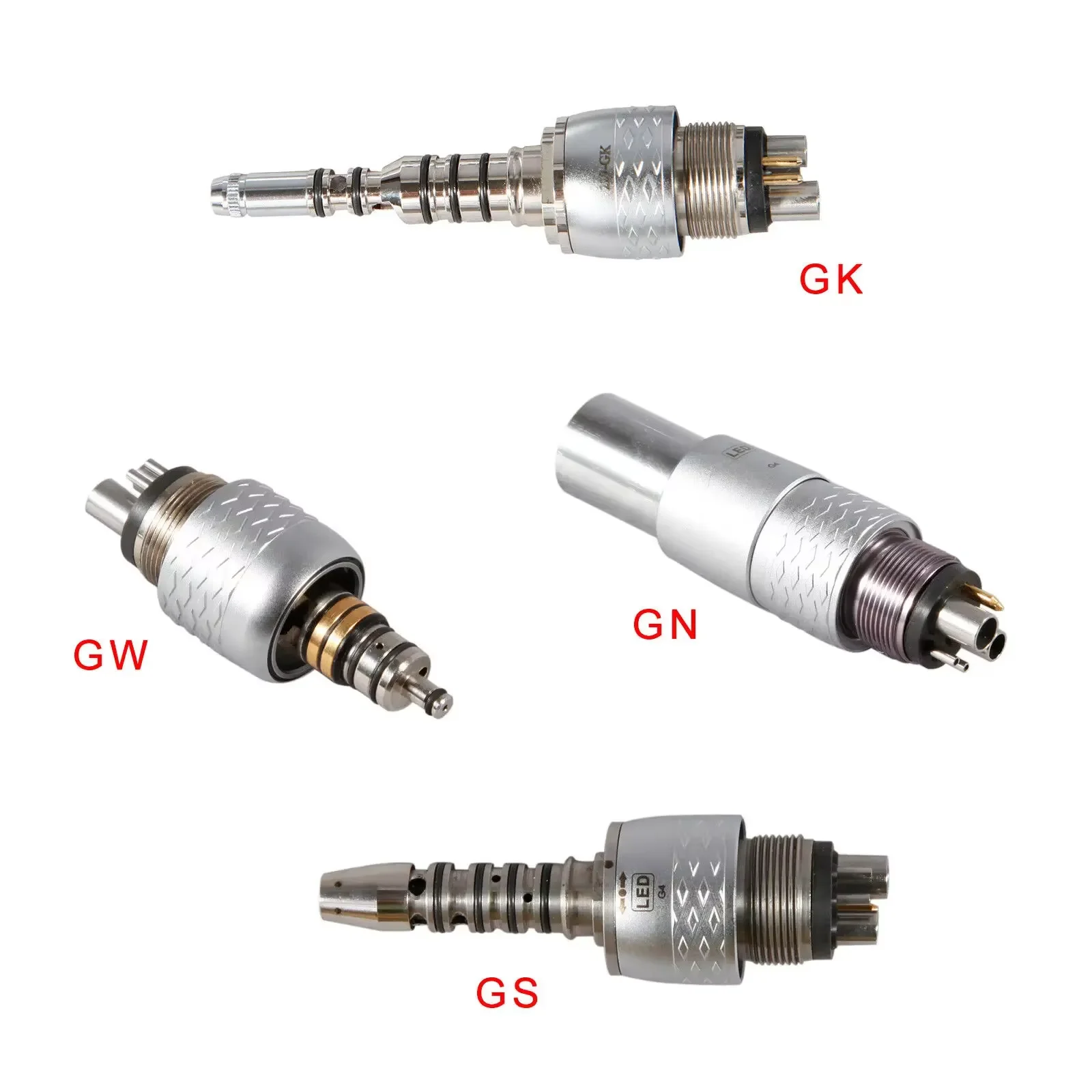COXO Dental 6-Loch-Schnellkupplung, passend für Kavo Nsk W&H Sirona Fiber Optic LED High Speed Handstück Luftturbine