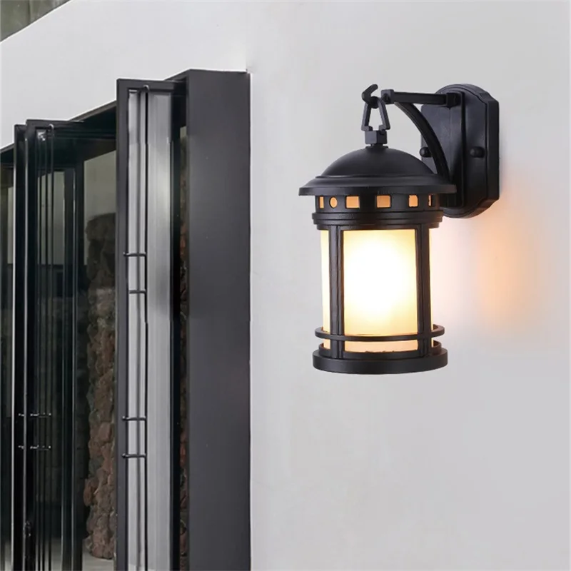 

·TEMAR Outdoor Retro Wall Lamp Classical Sconces Light Waterproof IP65 LED For Home Porch Villa