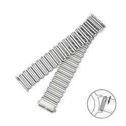 Black Gold Stainless Steel Quick Release Bonklip Watch Band - Universal Strap, Multiple Sizes Available - 22mm (Silver)