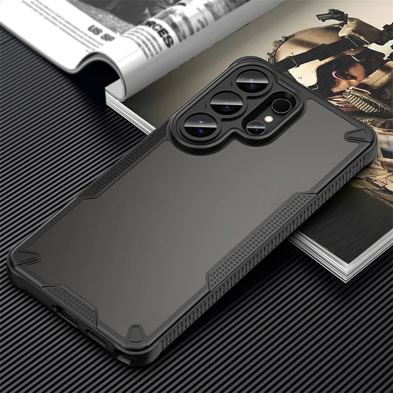 Enhanced Matte Protective Phone Case with TPU Border