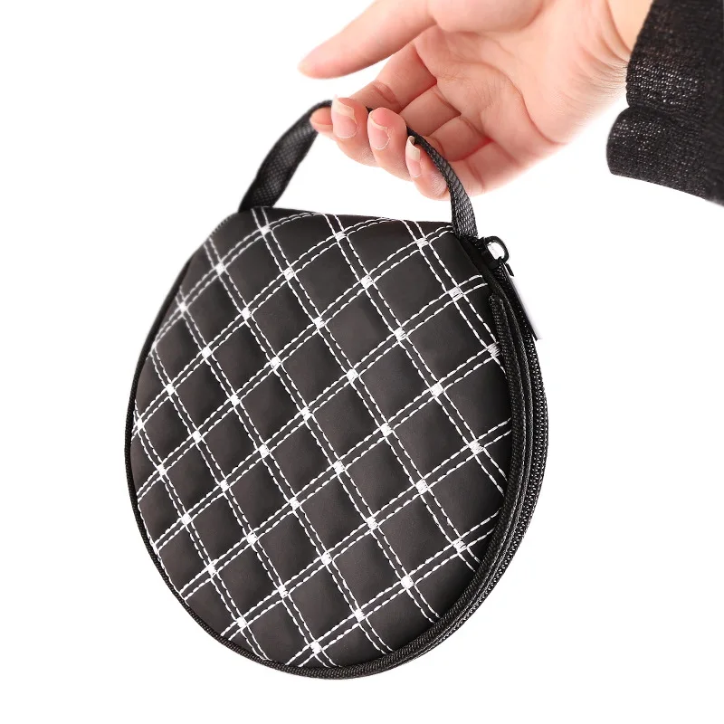 CD Case 20 Capacity Hard Plastic DVD Case Portable Zipper CD Holder Large Storage Disc Wallet Bag for Car Home Travel,cd dvd storage bag,cd dvd storage case