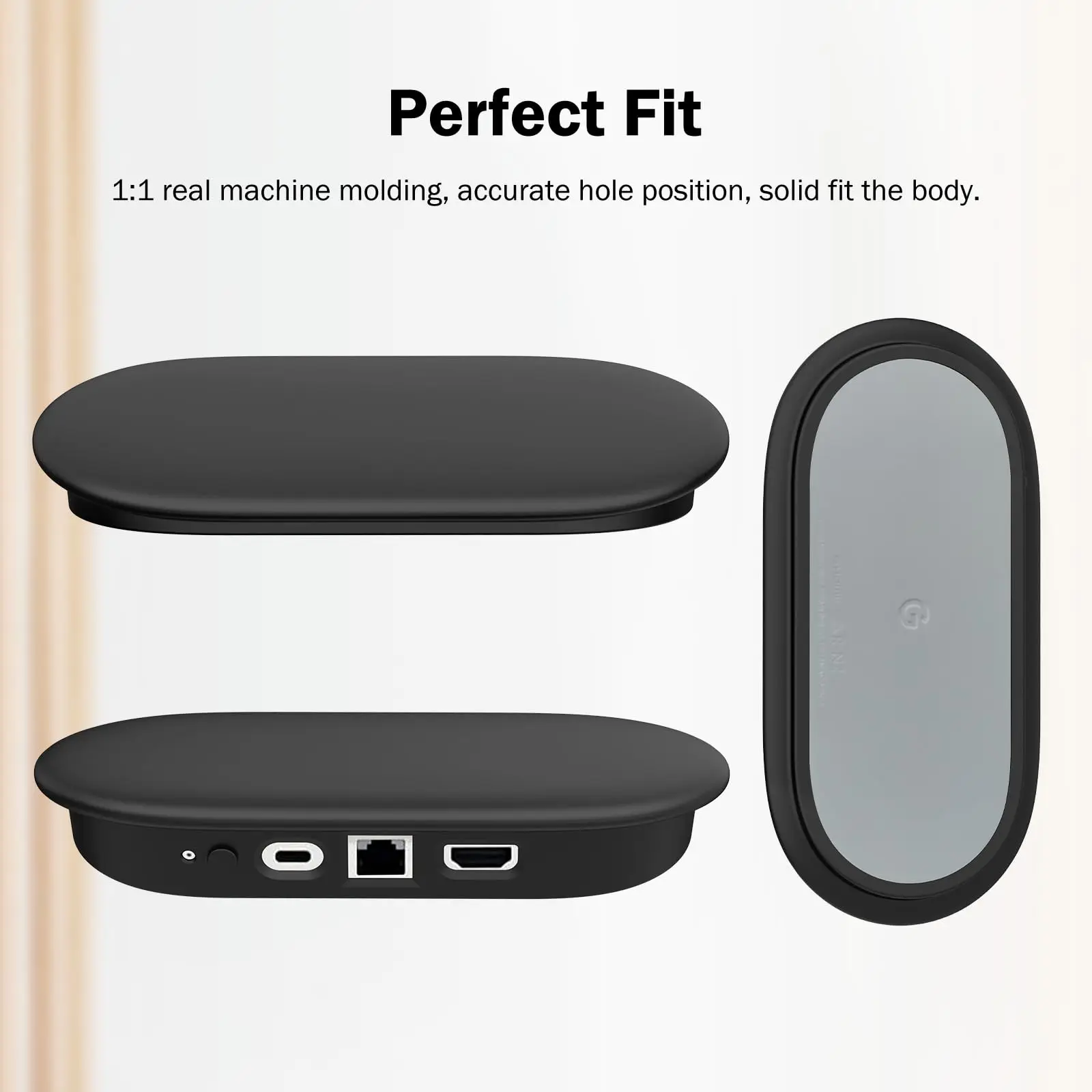 Silicone Protective Case For Google TV Streamer 4K Washable Dustproof Host Protection Cover Luminous Version silicone case protector