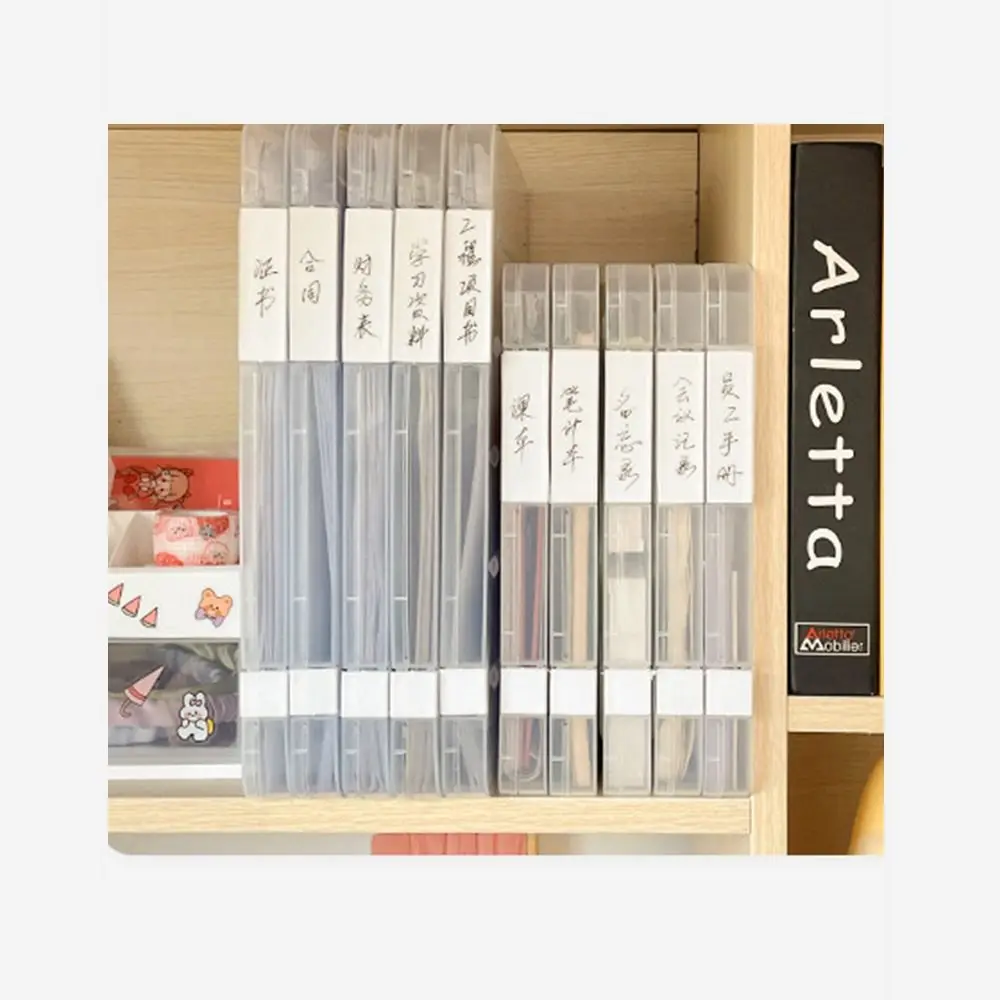 사무용품 프로젝트 종이 정리함 슬림 문서 케이스 퍼즐 보관함, 데스크탑 보관함, 파일 정리함 박스